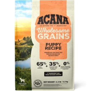 11.5lb Acana Wholesome Grains, Puppy Dry Dog Food | 079612KWA