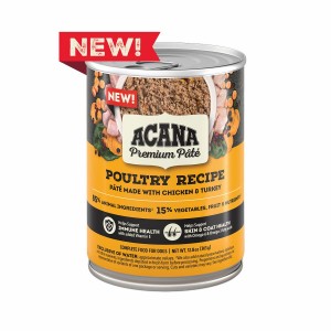 12.8oz*12 Acana ACANA PREMIUM PÂTÉ™, Poultry Grain Free Wet Dog Food | 013784YPW