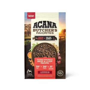 17lb Acana Butcher's Favorites™, Farm-Raised Beef & Liver Grain Free High Protein Dry Dog Food | 735012NET