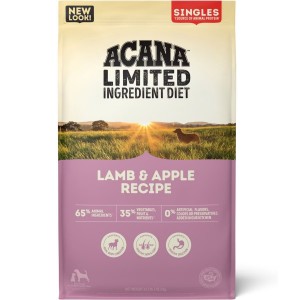 22.5lb Acana Singles, Lamb & Apple Limited Ingredients Grain Free Dry Dog Food | 907261PGX