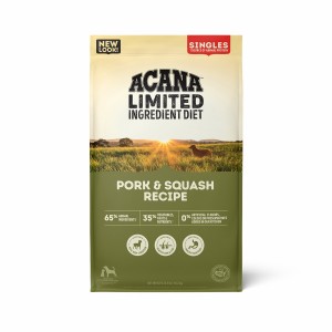 22.5lb Acana Singles, Pork & Squash Limited Ingredients Grain Free Dry Dog Food | 670824SXI