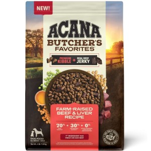 4lb Acana Butcher's Favorites™, Farm-Raised Beef & Liver Grain Free High Protein Dry Dog Food | 506874EMS