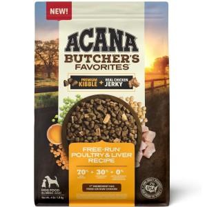 4lb Acana Butcher's Favorites™, Free-Run Poultry & Liver Grain Free High Protein Dry Dog Food | 203875BVE