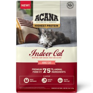 4lb Acana Highest Protein, Indoor Cat Grain Free Dry Cat Food | 918752CEI