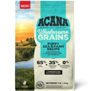 4lb Acana Wholesome Grains, Puppy Sea & Farm Dry Dog Food | 042375SUR