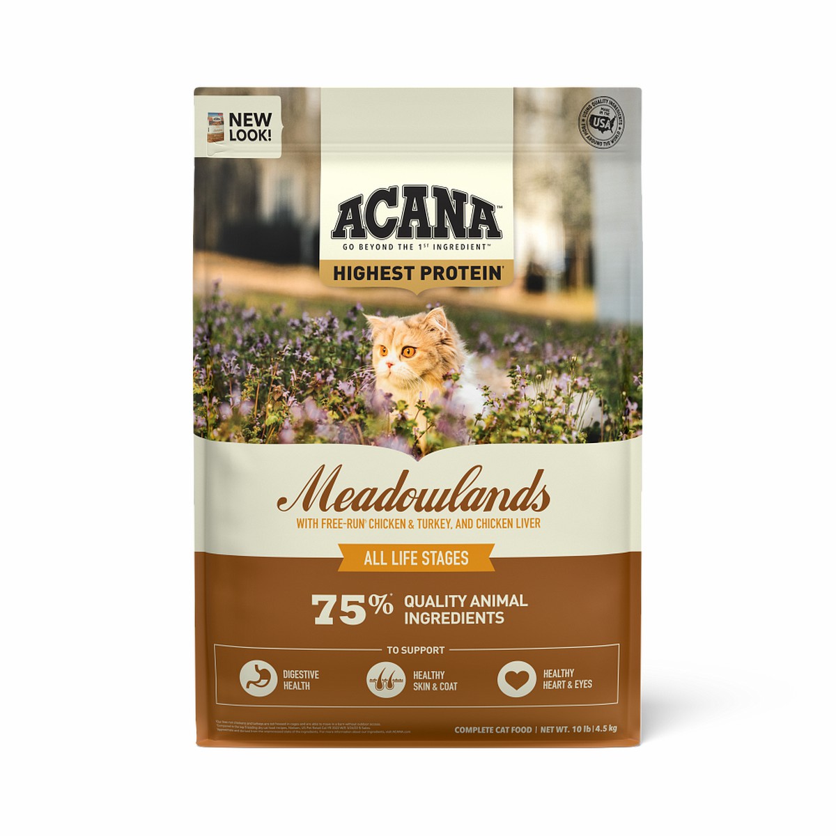 10lb Acana Highest Protein, Meadowlands Grain Free Dry Cat Food | 472869AOZ