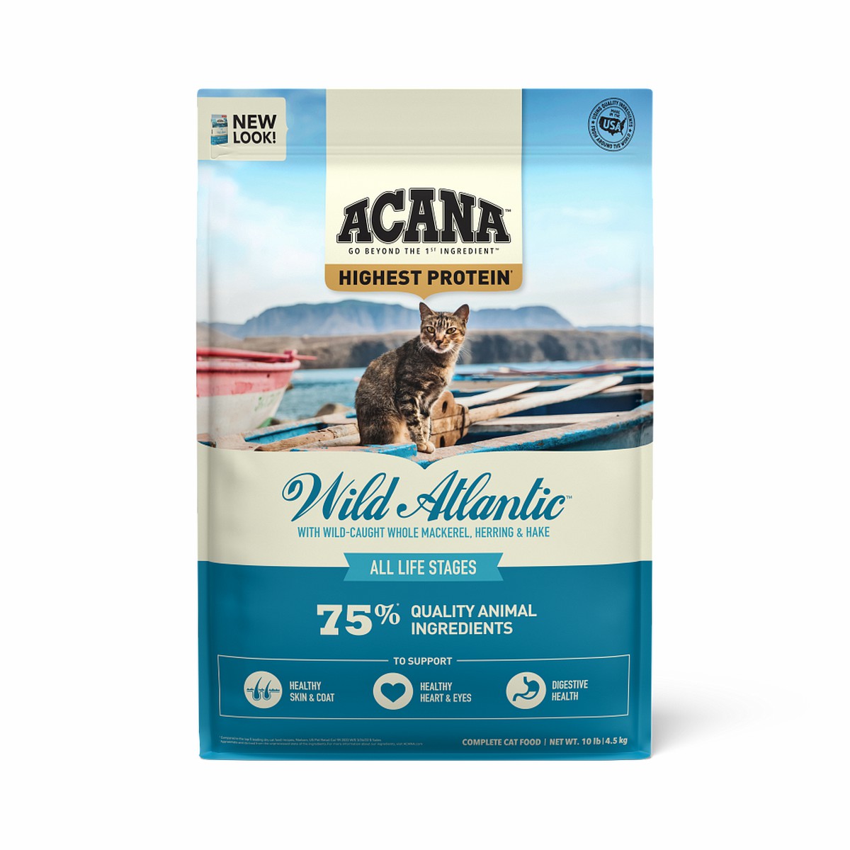 10lb Acana Highest Protein, Wild Atlantic Grain Free Dry Cat Food | 685173ICK