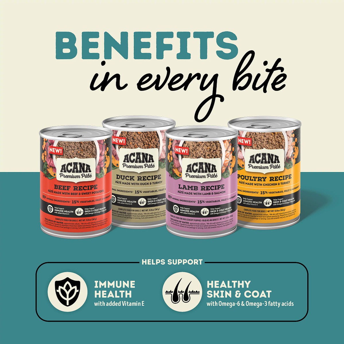 12.8oz*12 Acana ACANA PREMIUM PÂTÉ™, Beef Grain Free Wet Dog Food | 957362PWQ