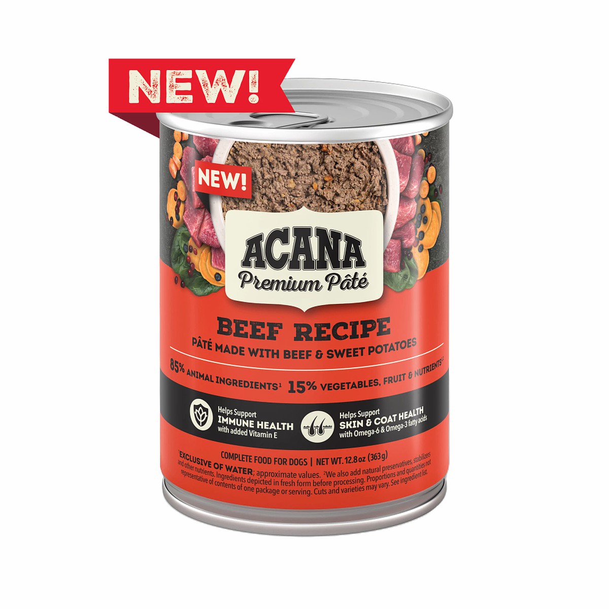 12.8oz*12 Acana ACANA PREMIUM PÂTÉ™, Beef Grain Free Wet Dog Food | 957362PWQ