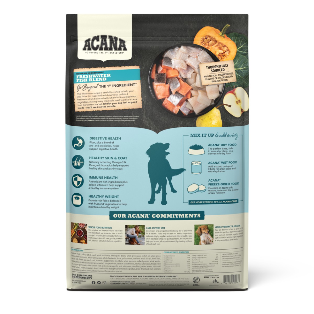 13lb Acana Freshwater Fish Blend Grain Free Dry Dog Food | 658431AKR