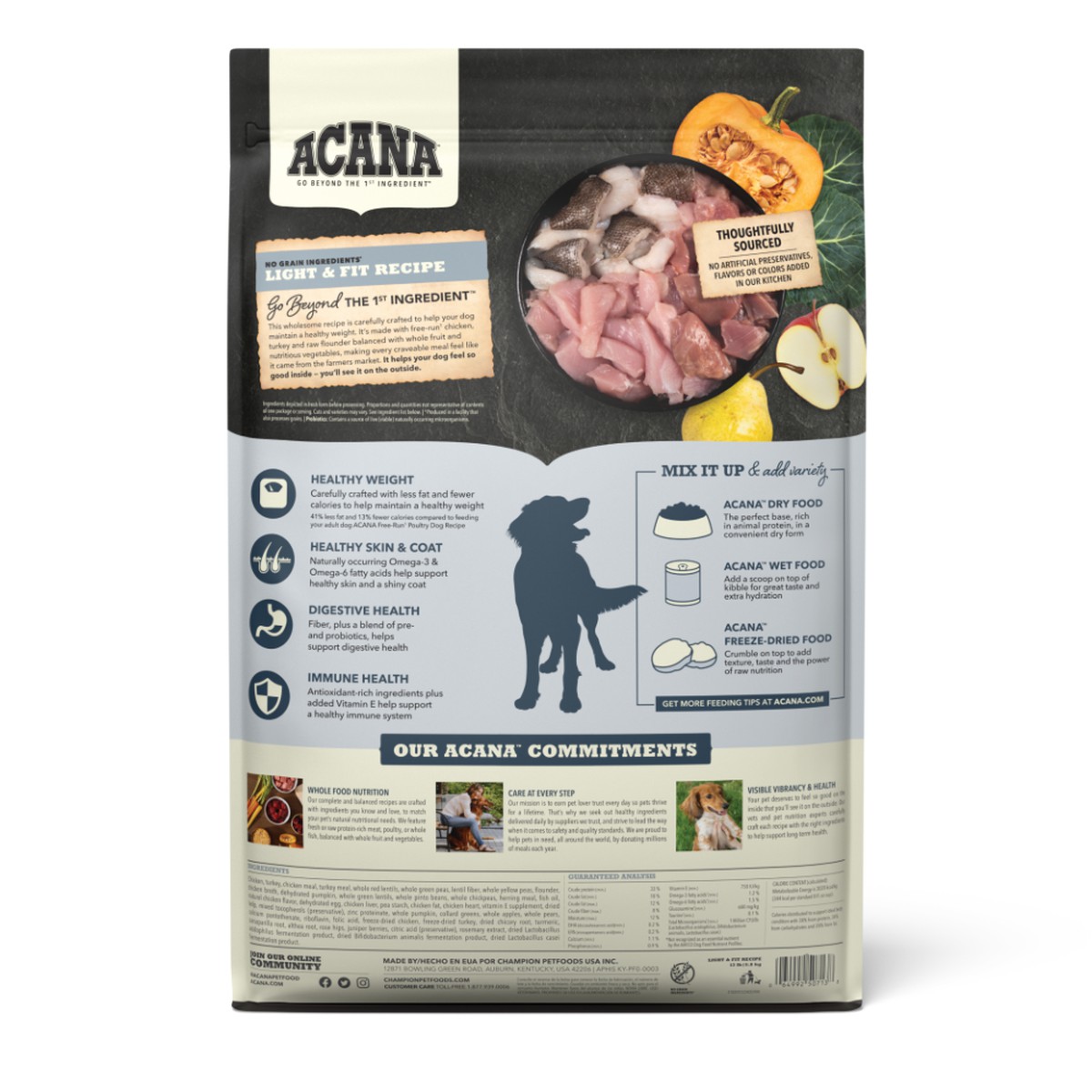 13lb Acana Light & Fit Grain Free Dry Dog Food | 460279MEU