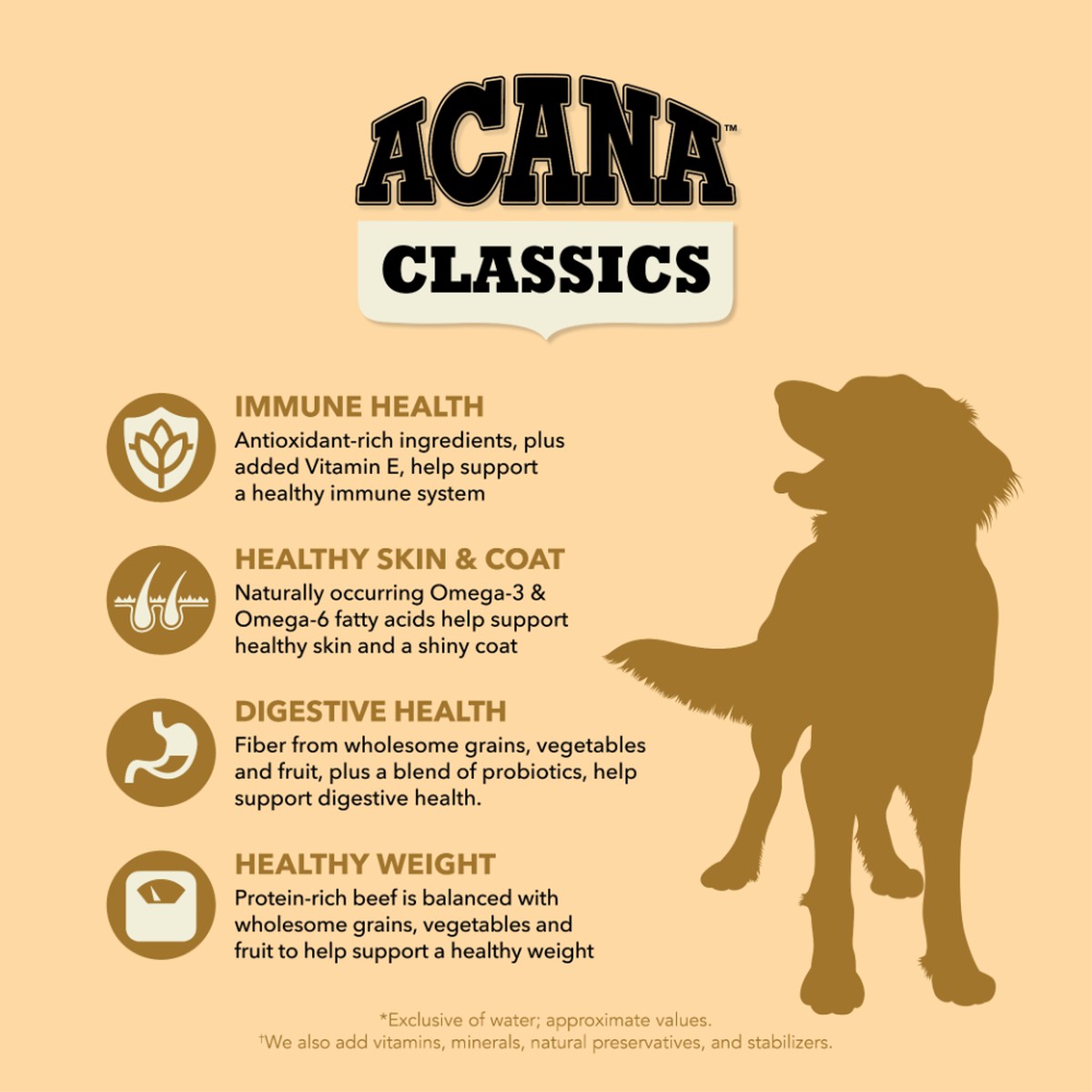 22.5lb Acana Classics, Chicken and Barley Grain Inclusive Dry Dog Food | 602784WNB