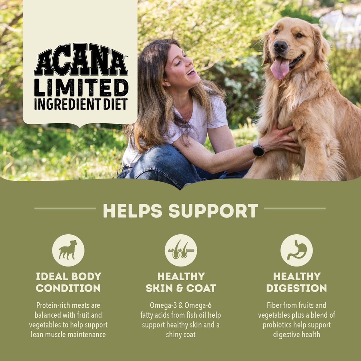 22.5lb Acana Singles, Pork & Squash Limited Ingredients Grain Free Dry Dog Food | 670824SXI