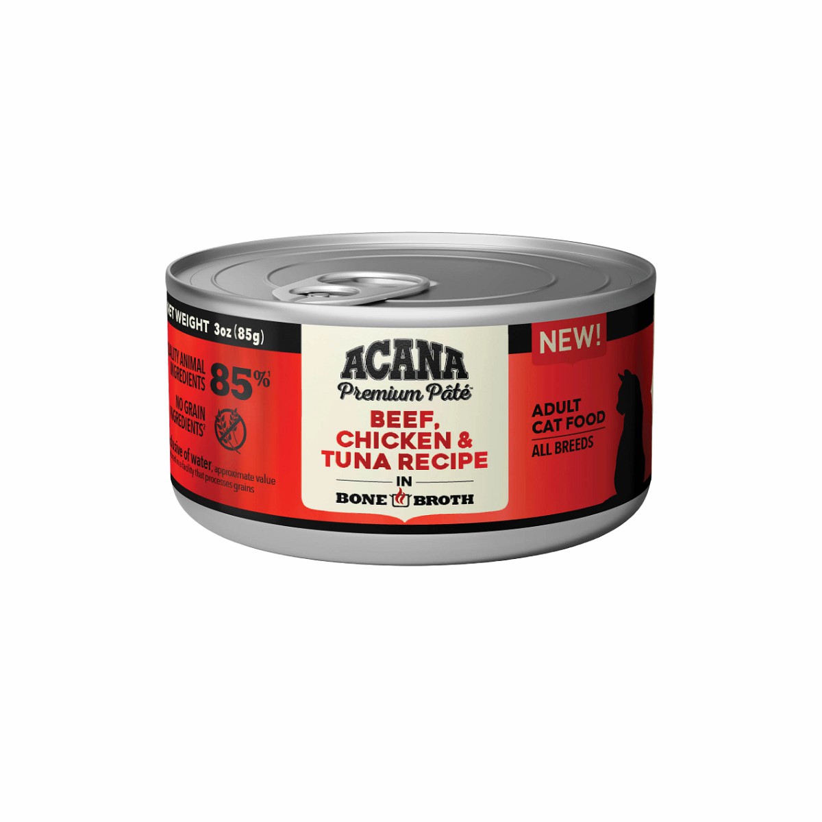 3oz*24 Acana ACANA Premium Pâté, Beef, Chicken & Tuna Grain Free Wet Cat Food | 823164IML