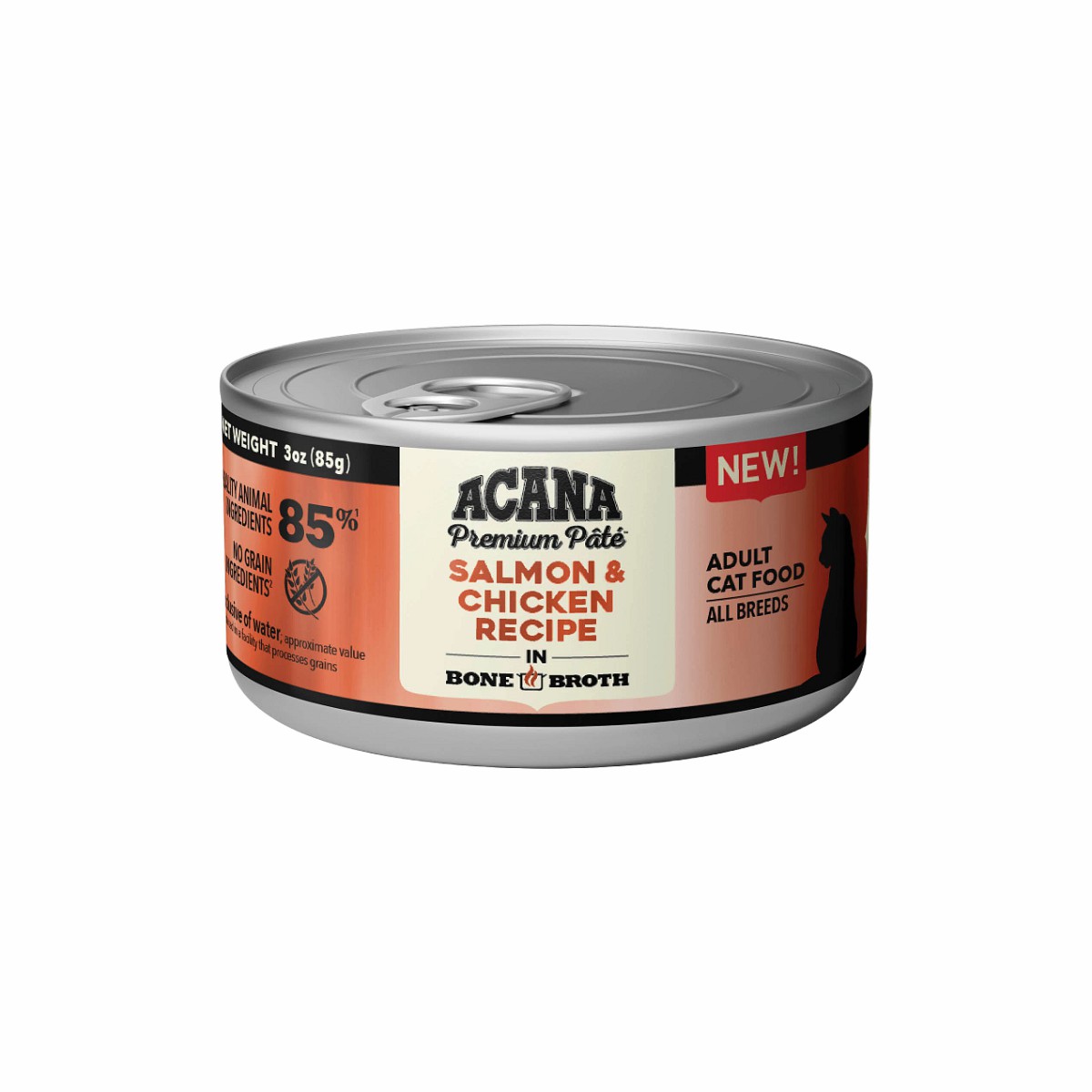 3oz*24 Acana ACANA Premium Pâté, Salmon & Chicken Grain Free Wet Cat Food | 018345GYE