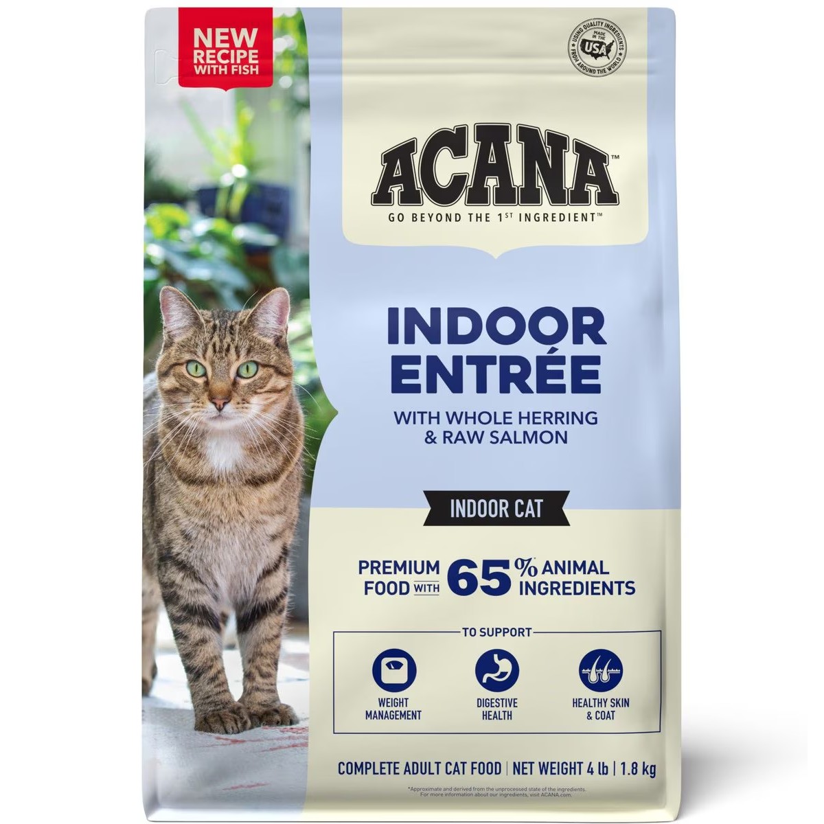 4lb Acana Indoor Entrée with Fish Grain Inclusive Dry Cat Food | 985167YVM